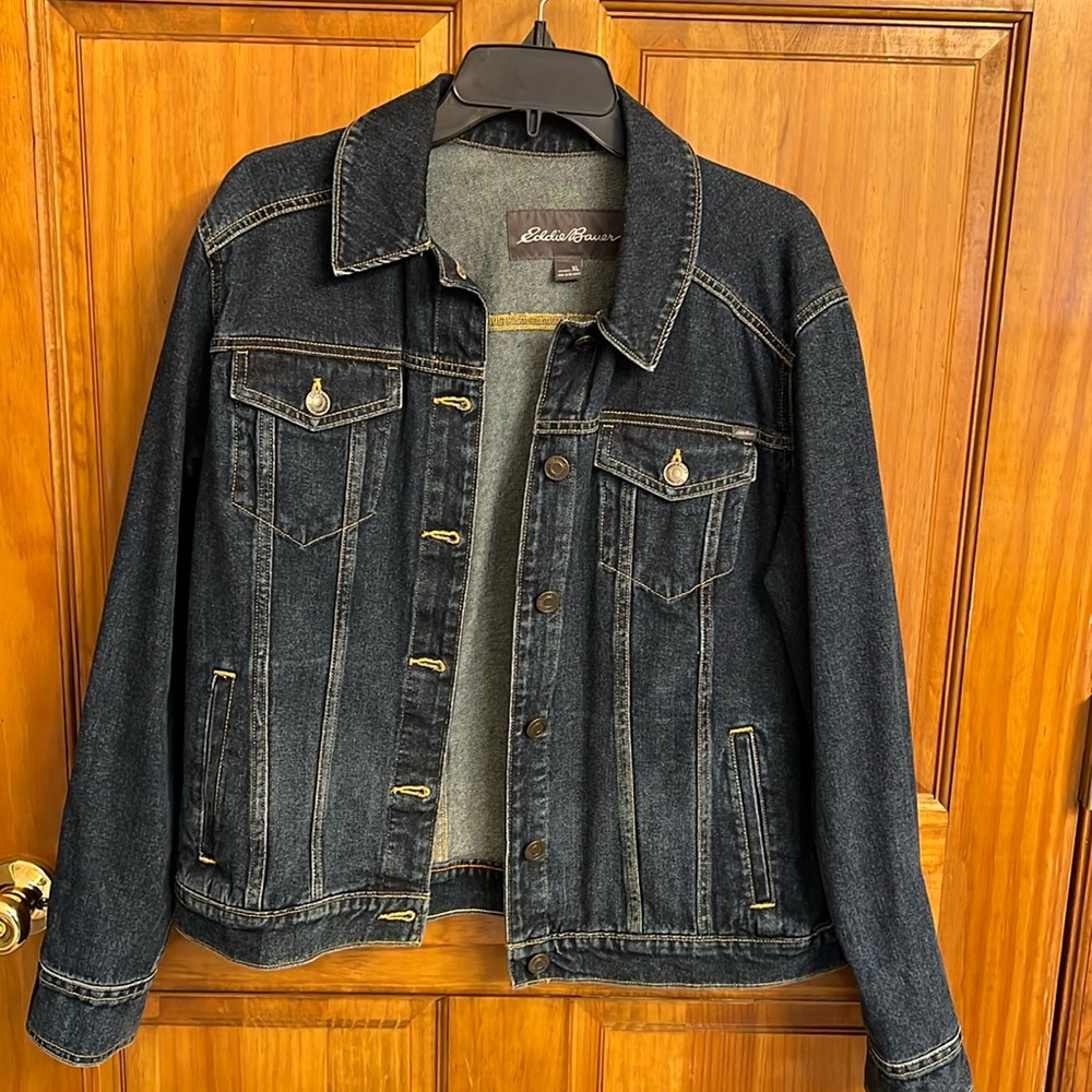 Eddie Bauer Jean jacket xl